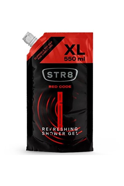 str8 Set 3 x Rezerva Gel de Dus STR8, Red Code, Barbati, 550 ml