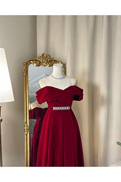 vanus fashion فستان سهره ميدي 5026 ( لونين )