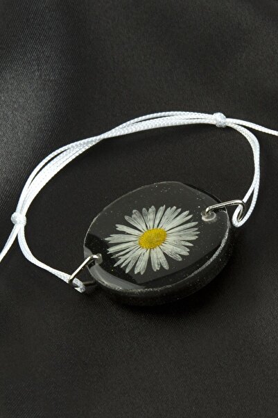 ZERO LAND 1595152739 Daisy (205251) Epoxy Bracelet-Black