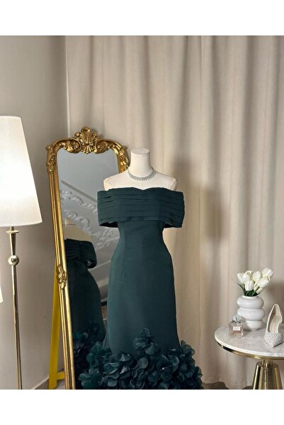 vanus fashion فستان سهرة طويل 5204