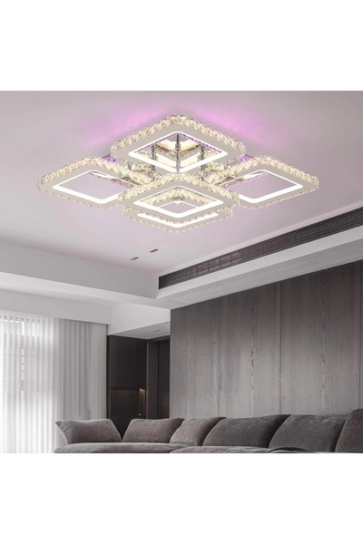 OEM Lustra LED Eleganta Design Geometric cu Telecomandă Rinoth
