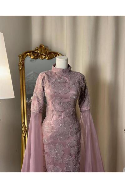 vanus fashion فستان سهرة طويل 4854