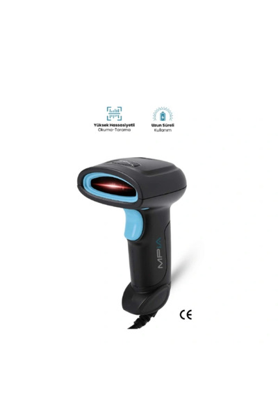 Twin Store USB Wired 1D/2D Barcode & Qr Code Reader
