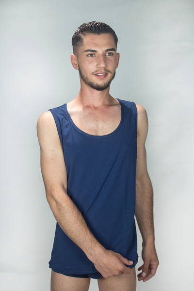 GERMA Men's tank top 92% cotton-8% elastane