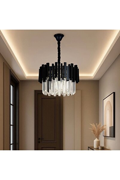 OEM Candelabru Negru cu Cristale Design Elegant și Modern Ceronis