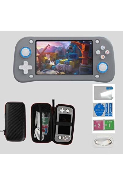 Generic XF43 Handheld Open-Source Arcade Game Console (Gray, 128G)