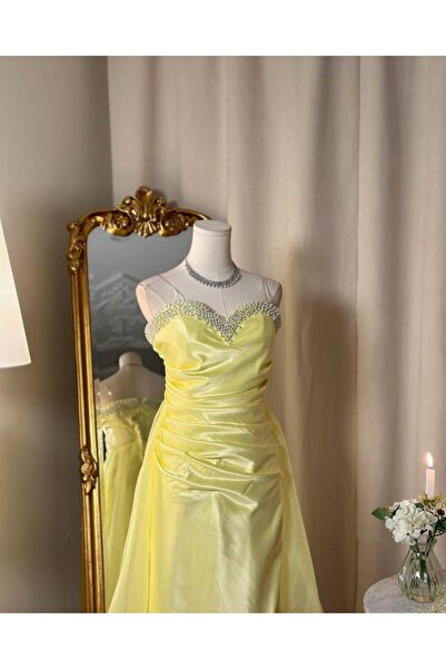 vanus fashion فستان سهرة طويل 5066