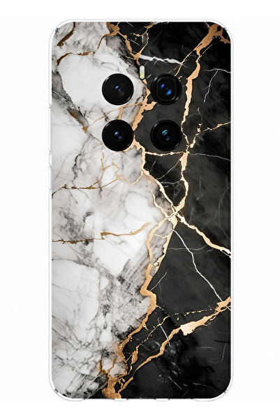 TechTree حافظة سيليكون متوافقة مع هاتف Honor Magic 7 PRO باللون الأسود والأبي...