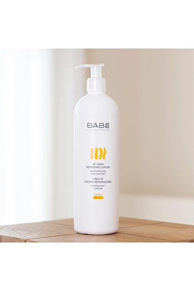 Babe لوشن للجسم مرمم من لابوراتوريوس بتركيز 10% من اليوريا، 500 مل