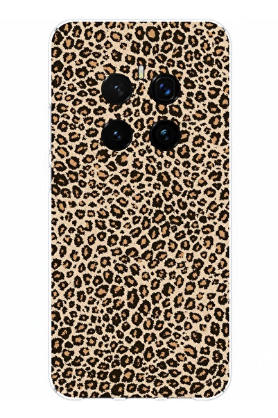 TechTree حافظة سيليكون متوافقة مع Honor Magic 7 PRO بتصميم الفهد مطبوع