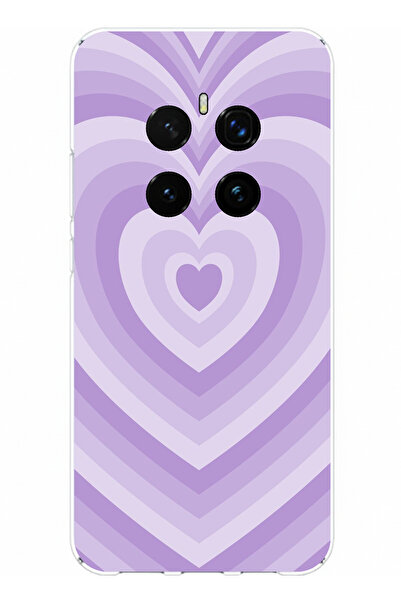 TechTree حافظة سيليكون متوافقة مع Honor Magic 7 PRO بتصميم موجات القلب الأرجو...