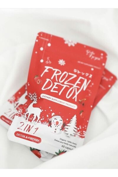 Gluta كبسولات التخسيس المجمدة لإزالة السموم - 60 كبسولة