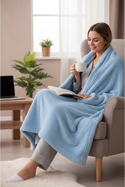 delfin Ultra Yumuşak Çift Kişilik Wellsoft Battaniye 185 X 220