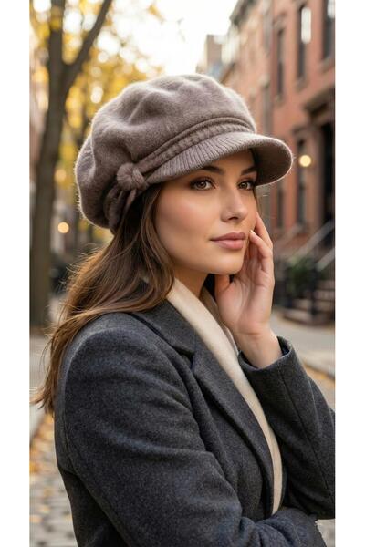 LAGRANZE قبعة نسائية من سلسلة روج شيك