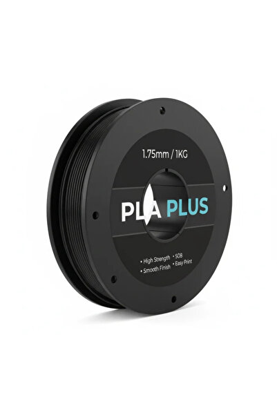 Filamentci 1.75mm Siyah PLA Plus Filament 1 Kg BAMBU CREALİTY ANYCUBİC UYUMLU