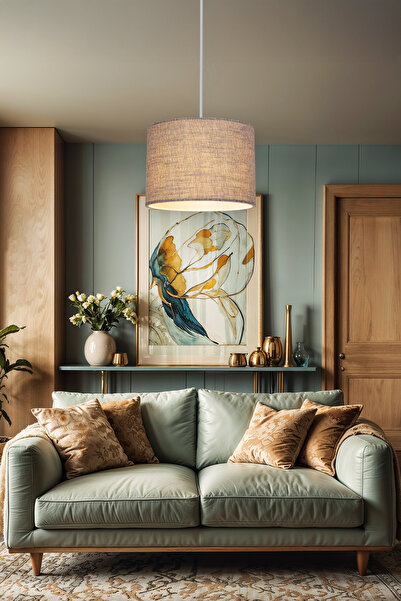 Limon 3D Desing Elarys Tekli Sarkıt Modern Avize Yatak Odası Salon Mutfak Kor...