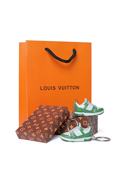 Louis Vuitton Trainer Green Set Brelocuri, Cutie si Punga