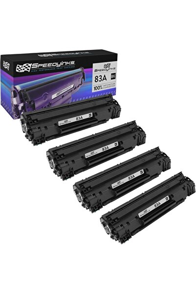 HP CF283A (Black, 4-Pack) for use in Laserjet Pro MFP M127fn, MFP M127fw, MFP...