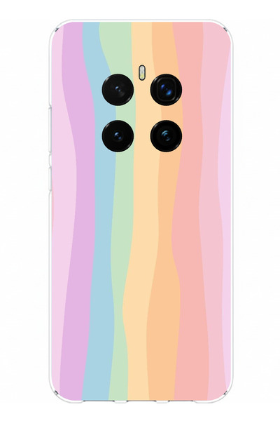 TechTree حافظة سيليكون ملونة متوافقة مع هاتف Honor Magic 7 PRO مطبوع