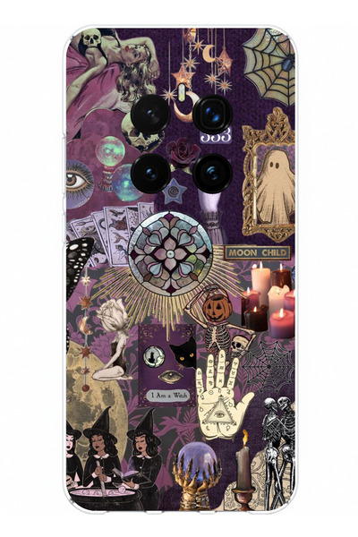 TechTree حافظة سيليكون متوافقة مع هاتف Honor Magic 7 PRO من Hallowen Cadılar ...