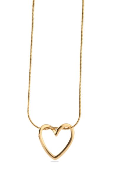 zelvona Çelik Kolye 45 cm Gold