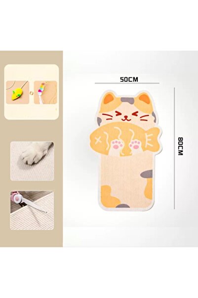 HESPERUS لوح خدش للقطط منقوش يلتصق بالجدار - لوحة خدش للقطط مقاومة للخدش