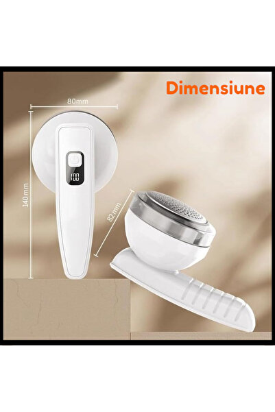 OEM Dispozitiv indepartare si curatare scame, lama inoxidabila, portabil, incarcare USB, timer digital