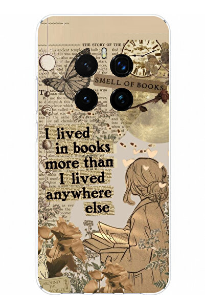 TechTree حافظة سيليكون ريترو مطبوع متوافقة مع Honor Magic 7 PRO للنساء لقراءة...