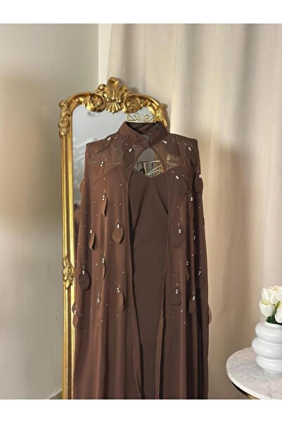 vanus fashion 5966-فستان طويل (لونين)
