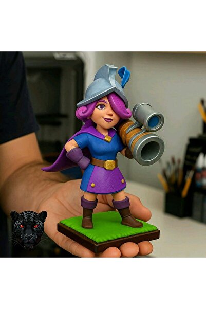 Giftbox3d شخصية كلاش رويال غانمان - شخصية هجومية بطول 20 سم