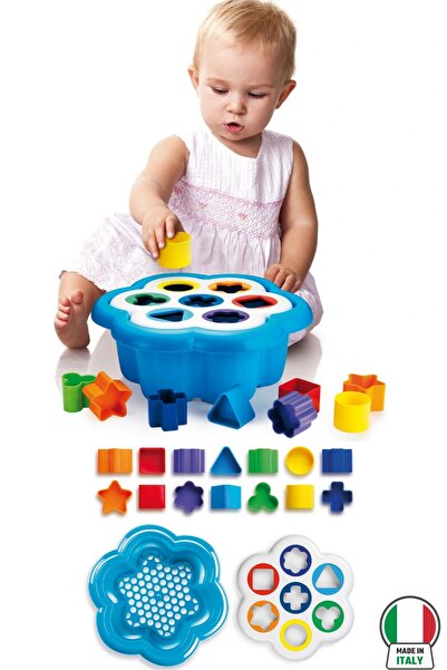 TOYFEST وعاء كويرسيتي ديزي بولتاك التعليمي الملون على شكل 16 قطعة، صنع في إيط...