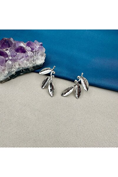 Opia Takı & Aksesuar Olive Branch Women's Earrings