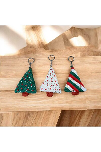 Luluyen Set de 3 brelocuri și accesorii pentru geantă, cu tematică de Crăciun...