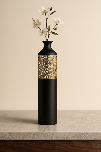 OEM Noir Regal metal decorative vase