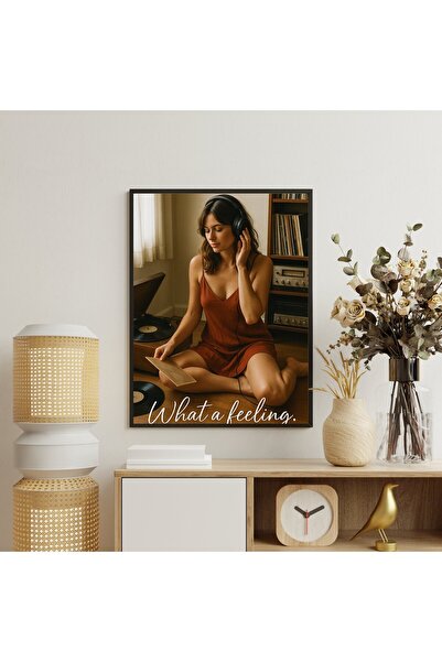 PRYDESIGN What a Feeling Tablou de perete cu ramă neagră