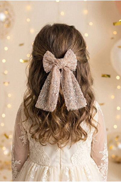 chipiques Tul strălucitor auriu roz, cu coadă lungă, cu fundă de balerină, cu...