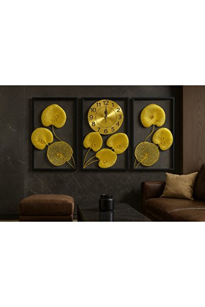 OEM Ceas perete metalic stil tablou “Cerion”