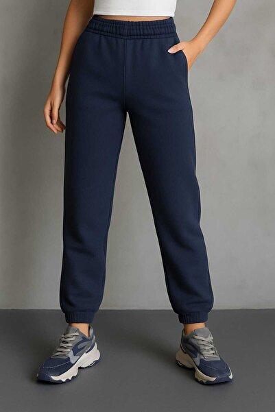 bb butik basic Fleece Inside Puff Three Thread Sweatpants G6980