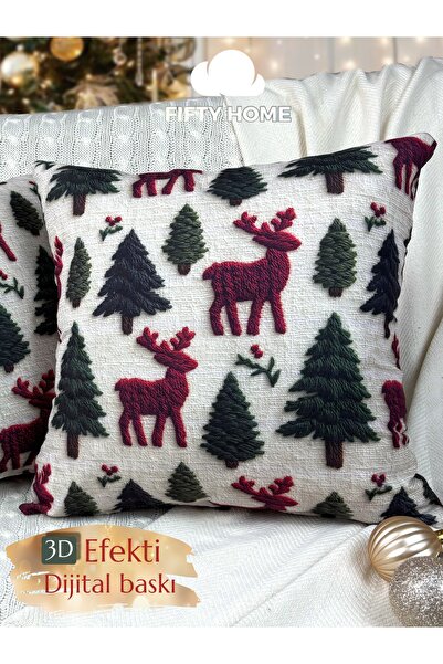 Fifty Home 1 калъфка за възглавница 43x43 cm двустранен дигитален печат Нова ...