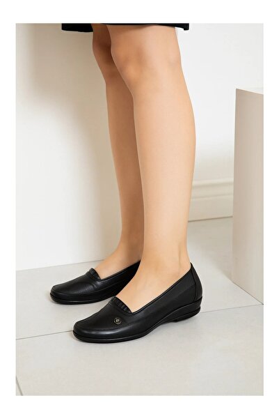 Universal Emil Shoes Ortopedik Anne Ayakkabı Içi Deri Topuk Jelli Günlük Yumuşak Kadın Ayakkabı