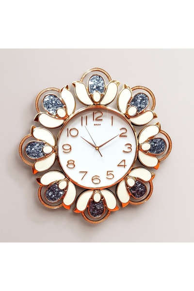 OEM Ceas Perete cu Rama Florala Silentios Darell