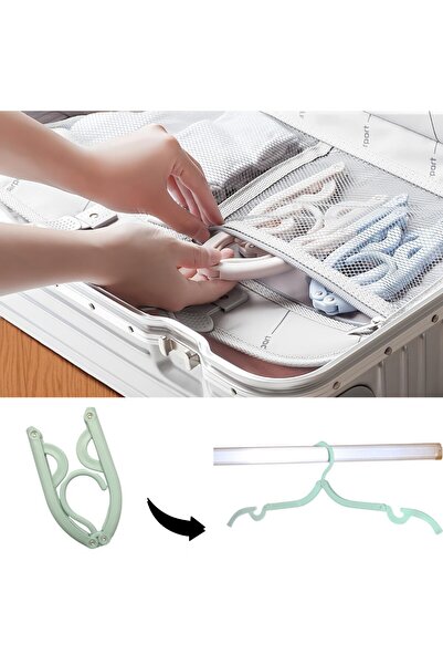 OEM Set 10 Umerase Pliabile Portabile din Plastic cu Cleme, Umerase de Calato...