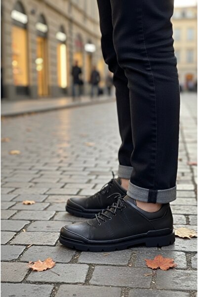 Budaks Genuine Leather Men's Casual Shoes Orthopedic Comfortable Lightweight ...