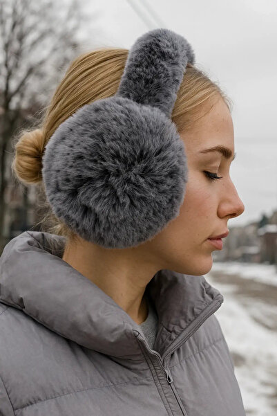 Kokoş سماعة رأس من القطيفة باللون الرمادي قابلة للطي