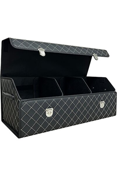 NEXTWAVE car trunk organizer, foldable and durable, 3 compartments, 753130 cm...