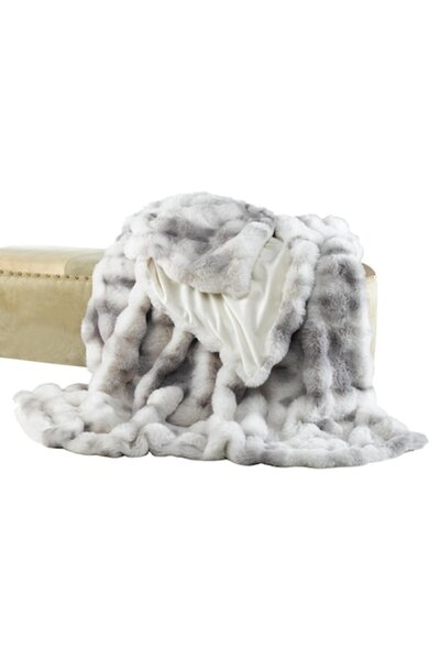 OEM Flannel blanket, Lux Heimtex, 150 x 200 cm, Gray