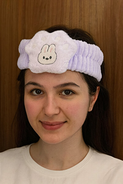 TChic Paw Detailed Super Soft Spa Face Washing Elastic Hair Band Makeup Hair ...