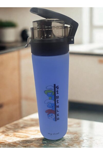 GümüşAVM زجاجة ماء زجاجية مزخرفة بغطاء من شيرينز