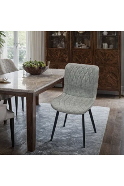 Tasamem Dafia leather dining table chair