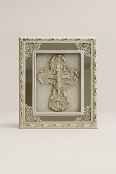 OEM Tablou Sfânta Cruce Sancta Crux White